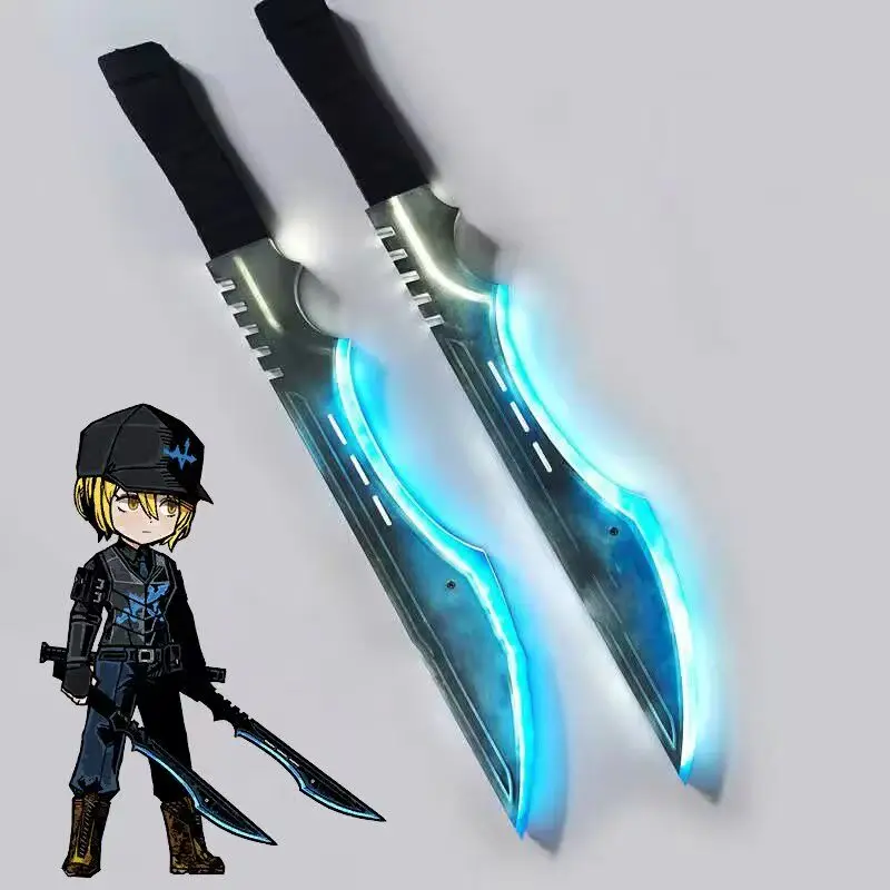 돈 키호테 빛나는 단검 무기 게임 림버스 컴퍼니 코스프레 소품 할로윈 크리스마스 멋진 파티 의상 액세서리