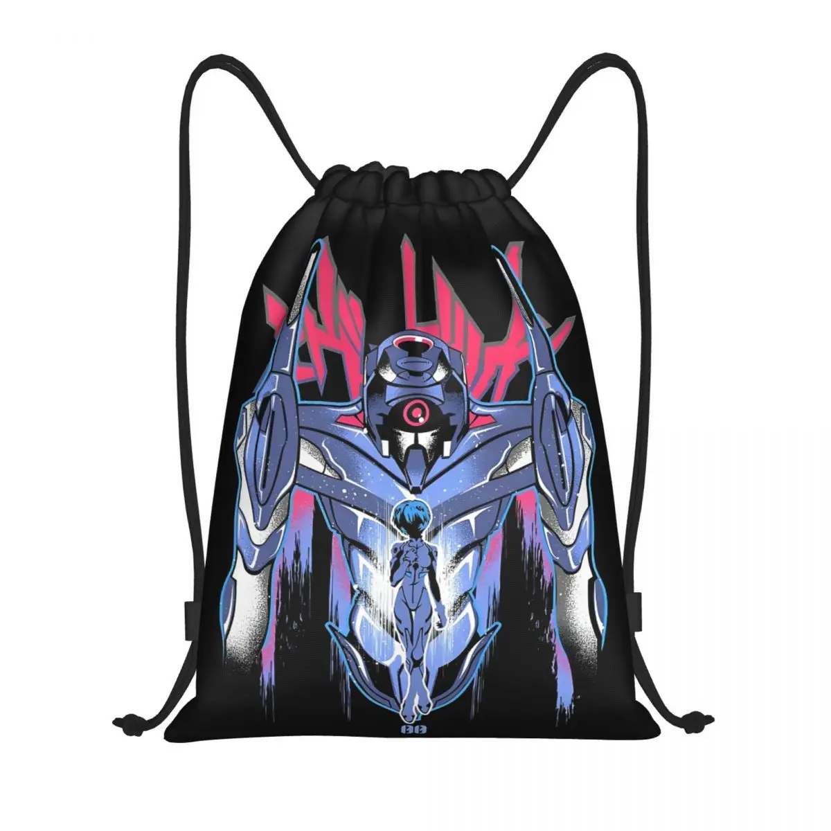 

Manga E-Evangeliones Hot Drawstring Backpack Sports Gym Bag for Men Women Japan Training Sackpack