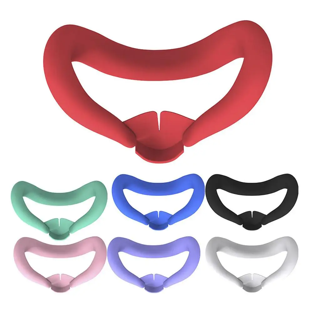 Copertura per il viso VR per Meta Quest 3 maschera per gli occhi in Silicone resistente alla polvere del sudore cuscinetto per il viso in Silicone