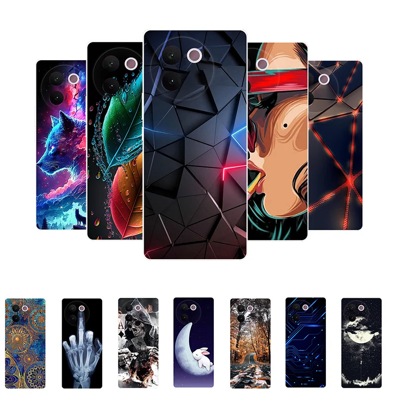 For Vivo V30e Case V2339 Silicone Back Cover Phone Case For Vivo V30e 5G Soft Case VivoV30e V 30e Fundas Cartoon