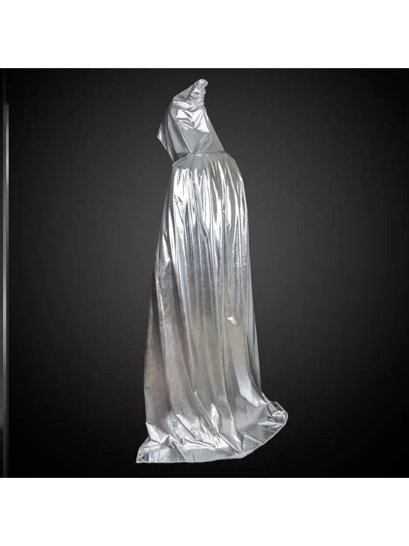 

Halloween Magic Wizard Robe Children's Black Cape Death God Costume Adult Women's Traditional Chinese Stage Costume