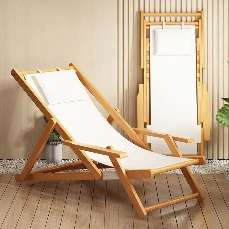 New Model Lunch Break Reclining Chair Foldable Chair Nap Portable Outdoor Camping Dual-purpose Beach Chair Leisure Chair Premium
