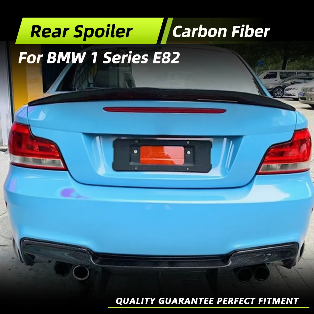 

Car Rear Trunk Boot Lip Wing Racing Spoiler For BMW 1 Series E82 Coupe 2008 -2012 Carbon Fiber/FRP Car Rear Trunk Spoiler Lip