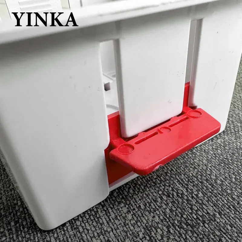 YINKA Switch Plastics Installation Bottom Box Dry Wall Switch Socket Installation Box White 86*86*48mm