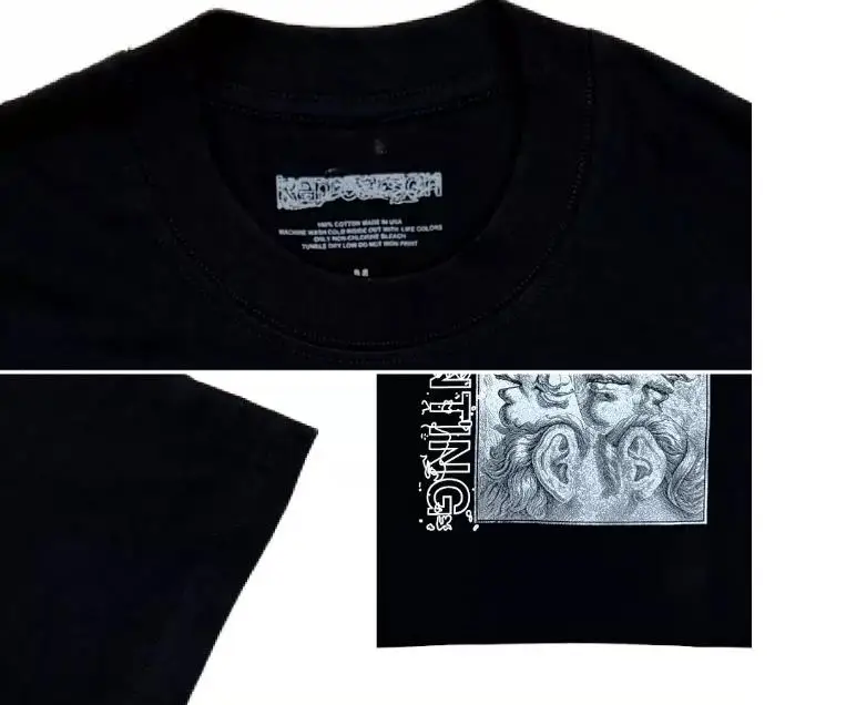 New Men KEN CARSON Xperiment Tour Merch T Shirts T-Shirt Hip Hop Skateboard Street Cotton T-Shirts Tee Top US size H3