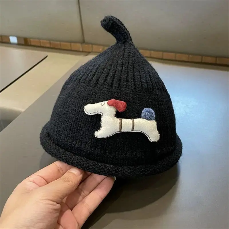 طفل الخريف الشتاء قبعة لطيف رائعتين محبوك الكرتون قبعة دافئة مصاصة البلوفرات للبنين والبنات قبعات صوف الطفل