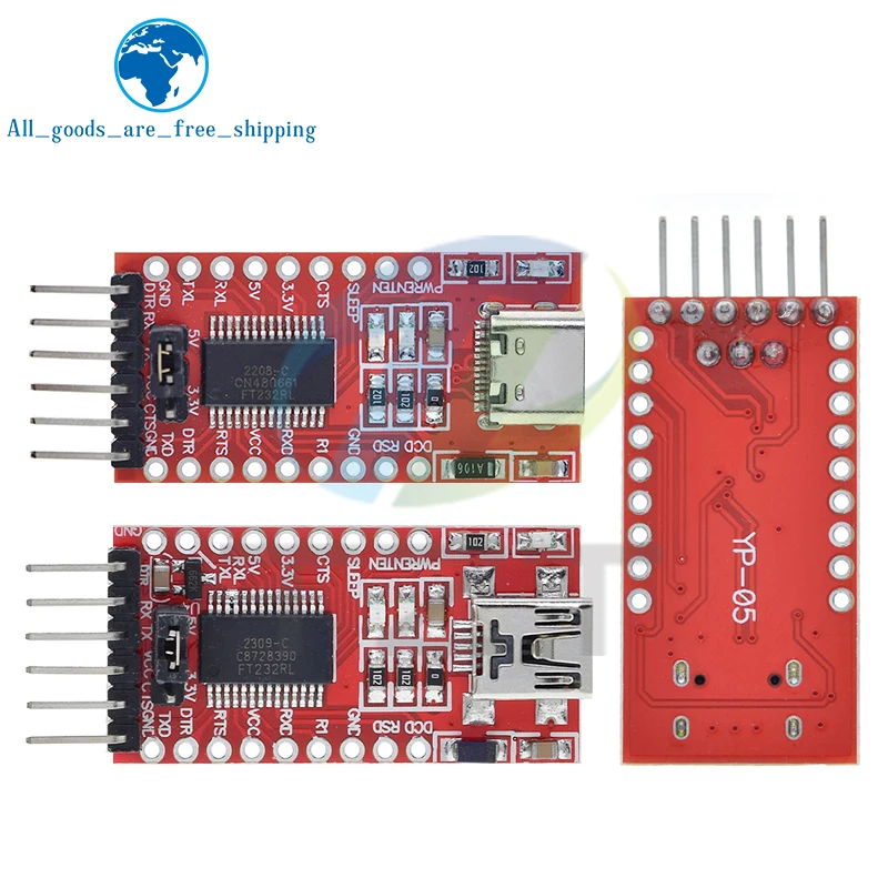 1/3PCS FT232RL FT232 FTDI USB 3.3V 5.5V to TTL Serial Adapter Module for A-rduino Mini Port image 4