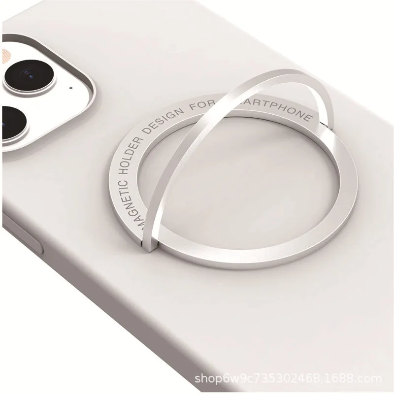 Universal Ultra Thin Finger Ring Holder For Apple Magsafe iphone 13 12 11 XR Flexible Socket Magnetic Phone Stand Holder Bracket