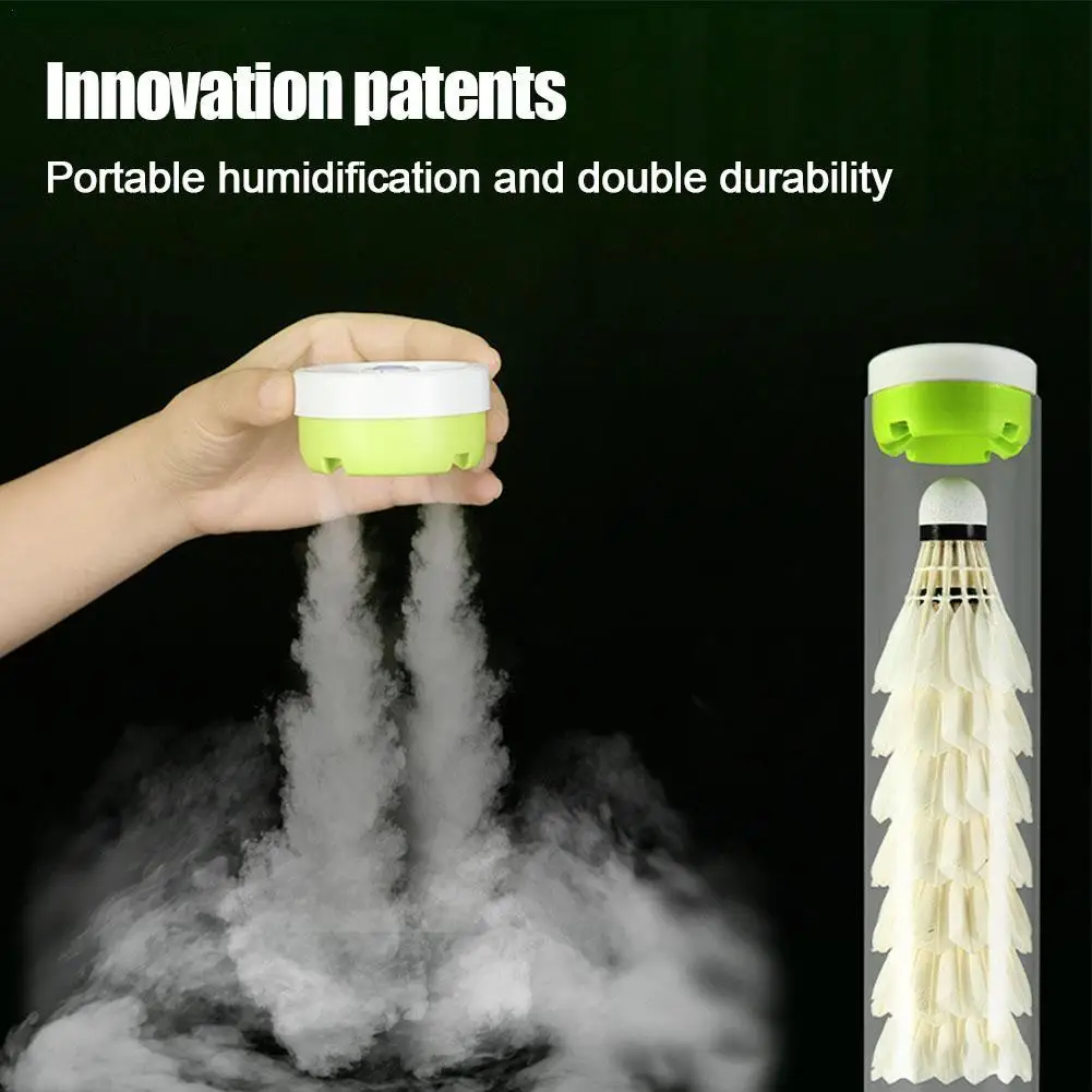 Portable Badminton Spray Humidification Cover Nano-scale Atomized Hydration To Keep Ball Feathers Moisturized Tpyec Rechargeable