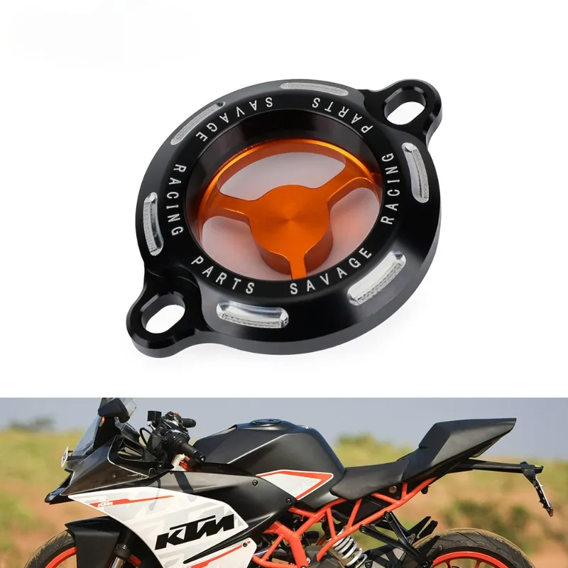 

Engine Oil Filter, Transparent Cover for KTM DUKE 690 990, Motorcycle Accessories
