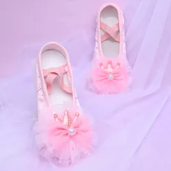 Lace Crown Ballet Dancer Woman Dance Shoes Warm Up Chic and Elegant Woman Shoes Ballet Stockings Ballerina Shoes Women