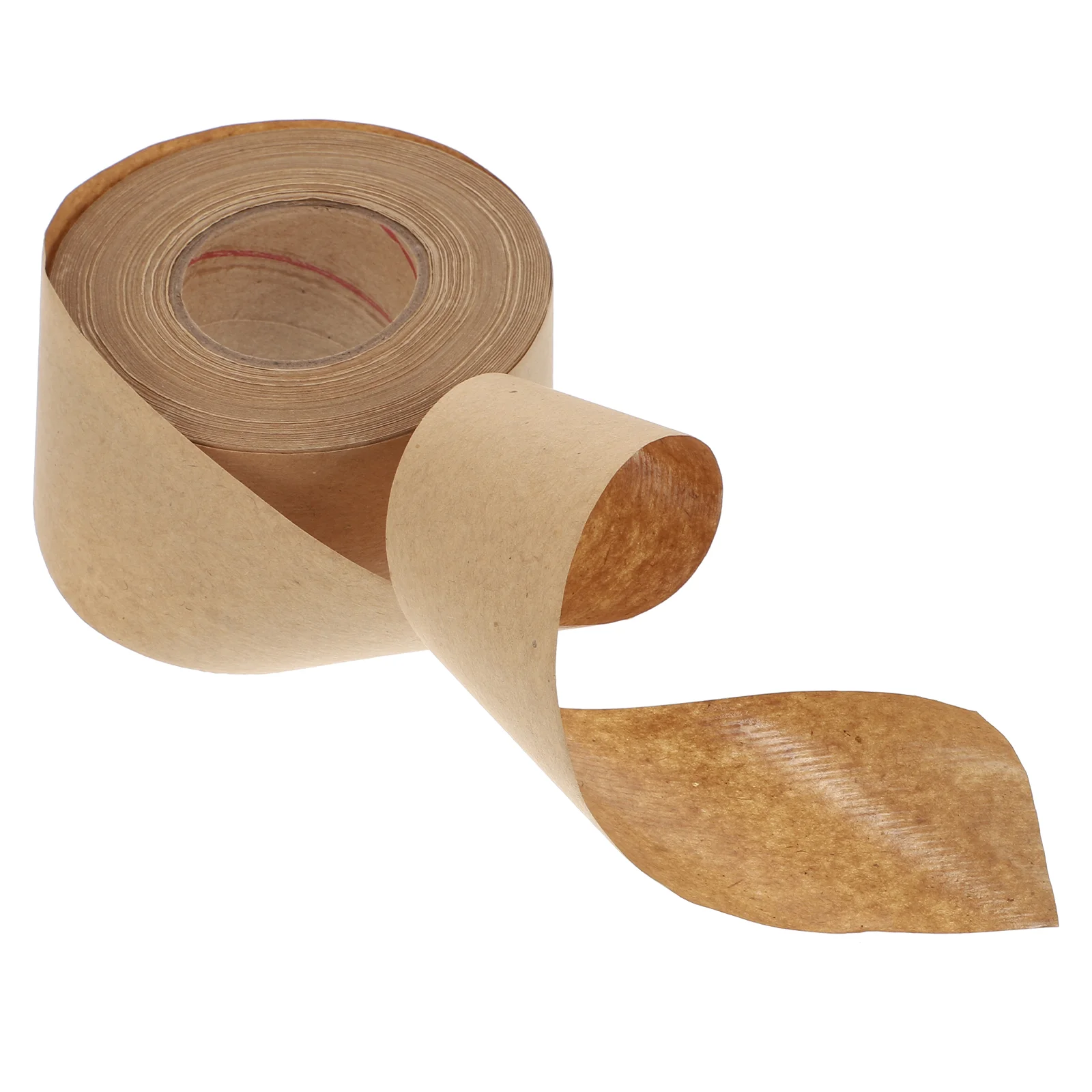 1Pc Water Activated Packing Tape Kraft Paper Sealing Tape Writable Tape Paper Packing Tape Kraft Paper Packing Tape