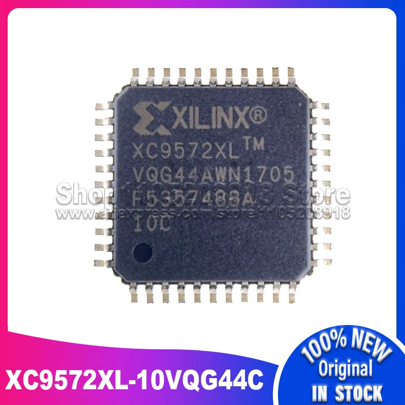 5 PZ/LOTTO XC9572XL-10VQG44C XC9572XL-VQG44 XC9572XL-10VQ44C XC9572XL QFP44100% Nuovo magazzino Spot