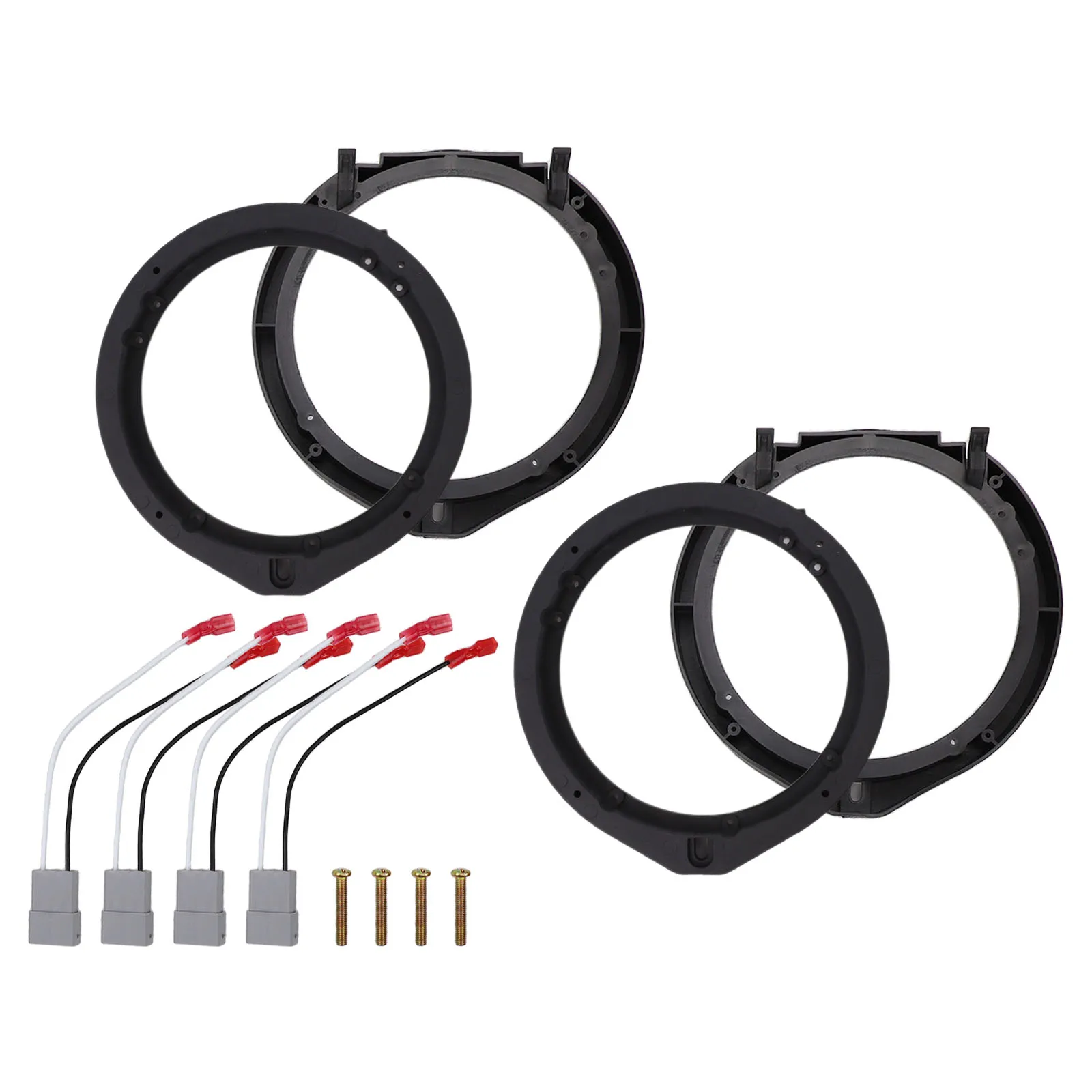 ホンダ、シビック、アコード、クロススター、odyssey、2ペア、6.5インチ用のカースピーカーアダプターボードおよび配線ハーネス