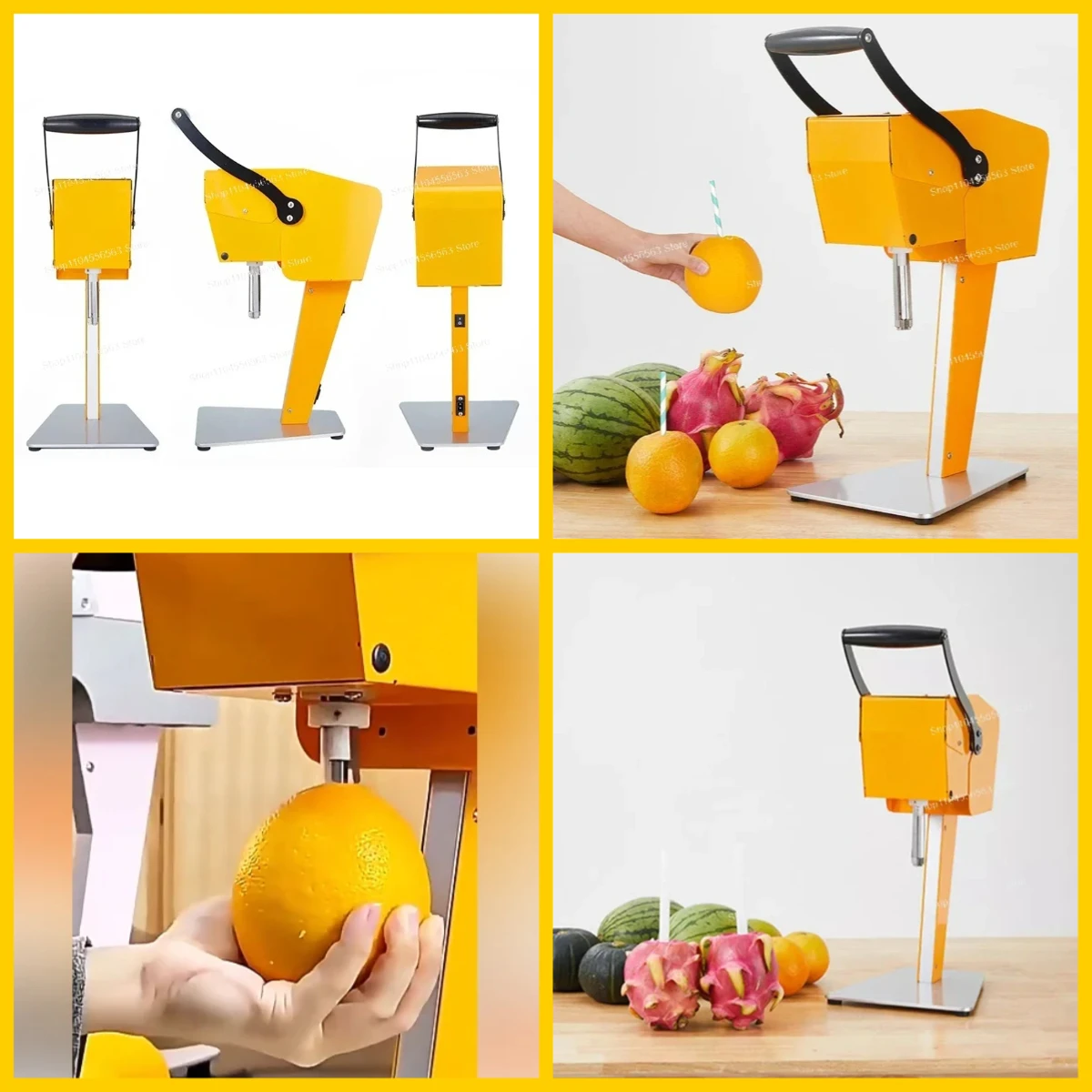 Electric juicer, orange and pineapple juice extractor, special pressing equipment for catering and food service