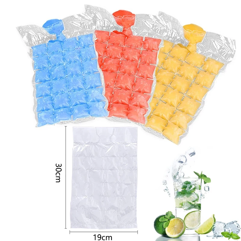 10-100Pcs Ice Mold Bags Disposable Ice-Making Bags Freezing Maker Ice Cube Bag Self-Seal Ice-making For Summer DIY Drinking