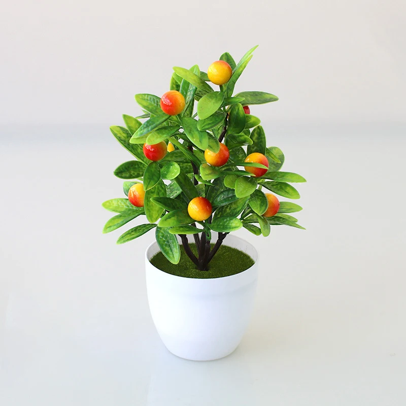 Artificial Plant, Simulation Green Plant, Desktop Decoration, Bouquet Rich Fruit, Potted Rich Fruit, Fake Flower Decoration