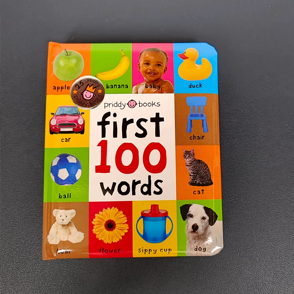 First 100 Words Baby Children's Books Aged 1 2 3 English Picture Book Libros