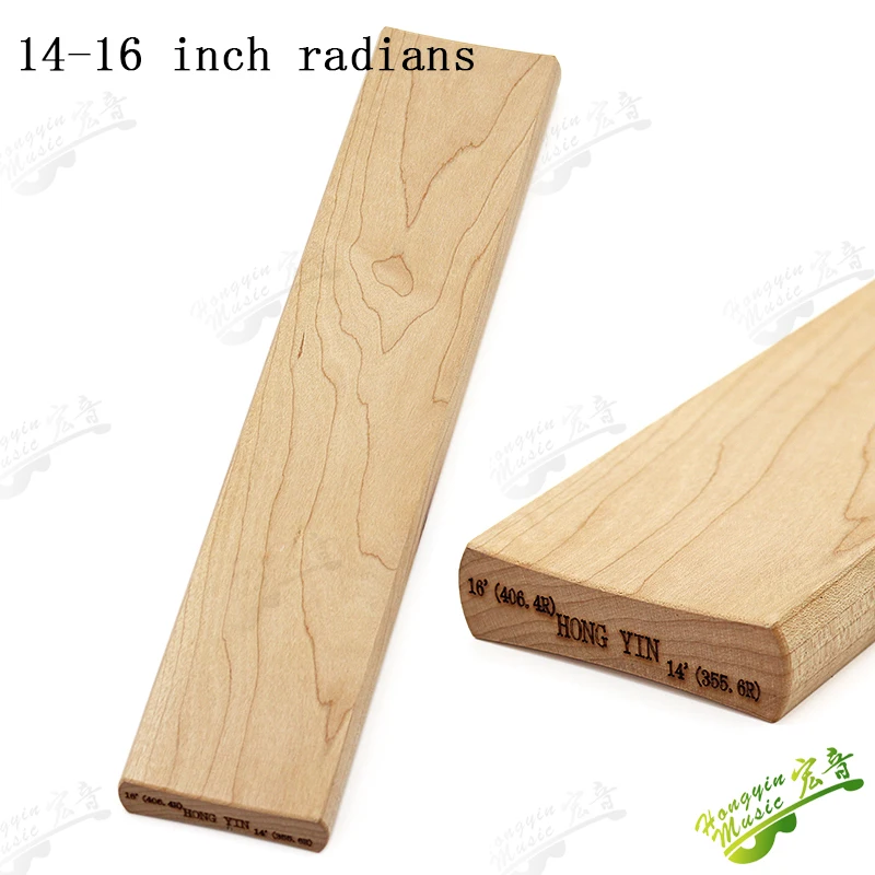 HUATOOL Radius Schleifblöcke 7,25 & 9,5, 10 & 12, 14 & 16 für Gitarre Bass Bund Nivellierung Griffbrett Gitarrenbauer Werkzeug verlängern 40 cm – Detail 6