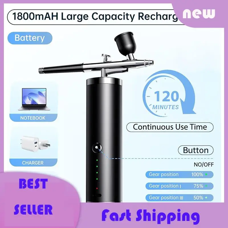 

Necessary Airbrush Set Portable Airbrush With Compressor Handheld Airbrush Set Ideal For Complex Tasks Such As Tattoos/Manicures