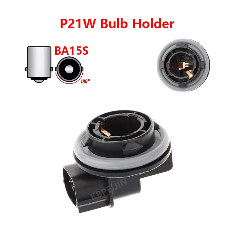 1x For Kia Forte Hyundai Elantra Reina BA15S P21W Bulb Holder Daytime Running Light Socket Accessories