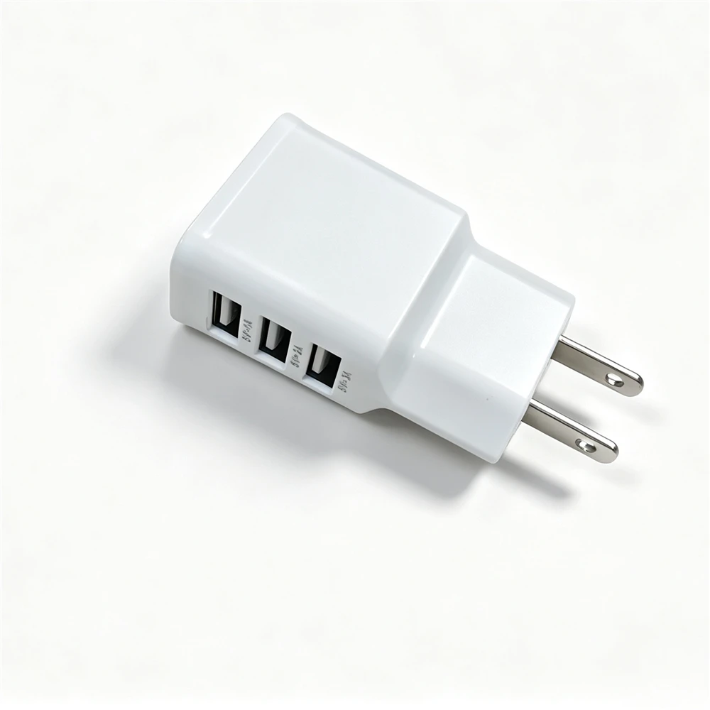 3 USB-A 2 Port USB Wall Charger For iPhone Samusng Xiaomi Huawei VIVO OPPO Fast Charging Power Adapter Universal Phone Charger