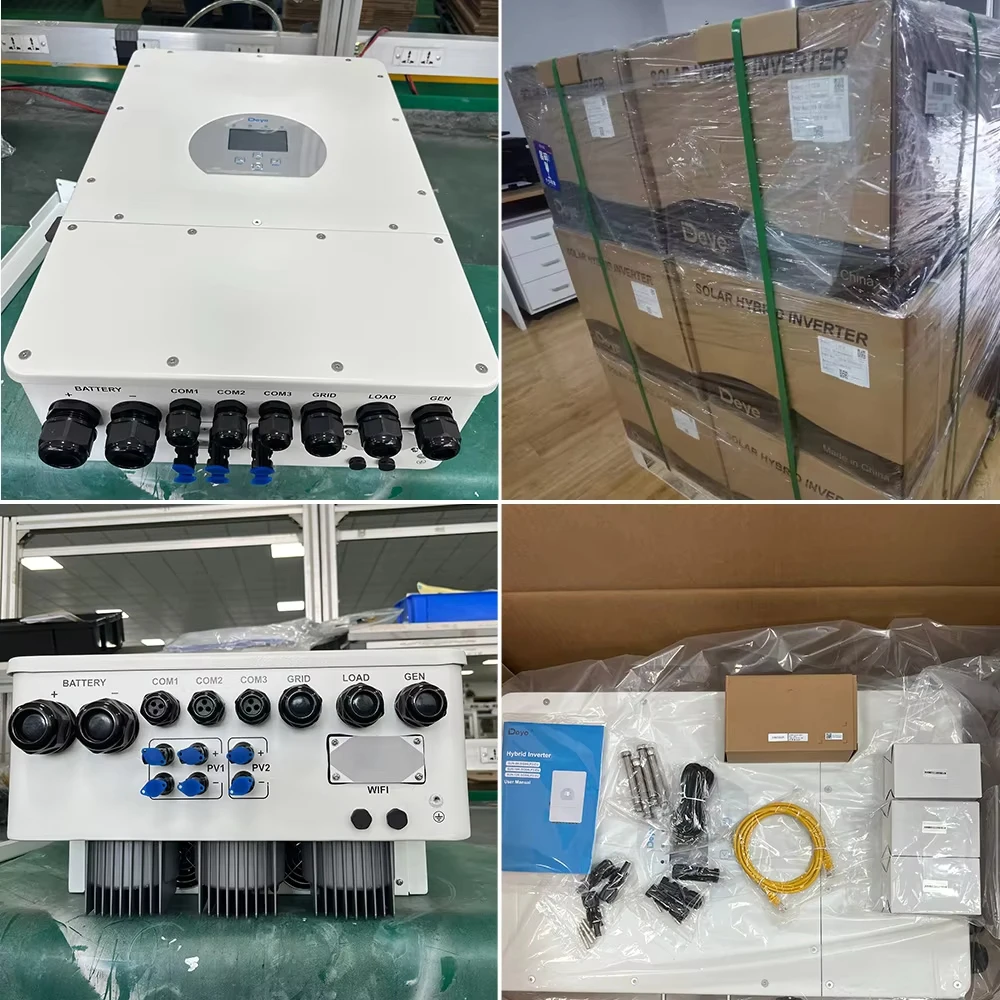 Deye SUN-80K-SG02HP3-EU-EM4/EM6 80KW Three Phase Solar Hybrid Inverter for Home Energy Storage