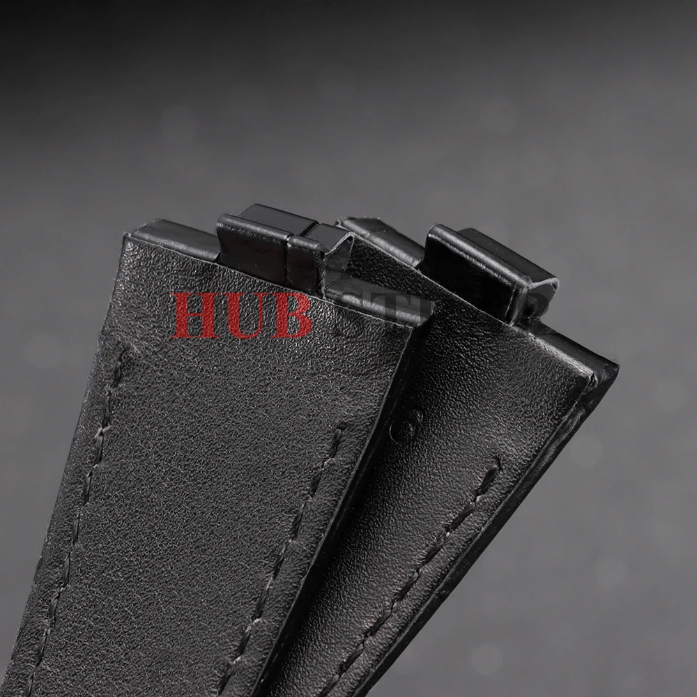 26mmx8.5mm High Quality Leather Watchband for Vacheron Constantin for Overseas 47450 49150 47040 4500V 5500V Convex Watch Band