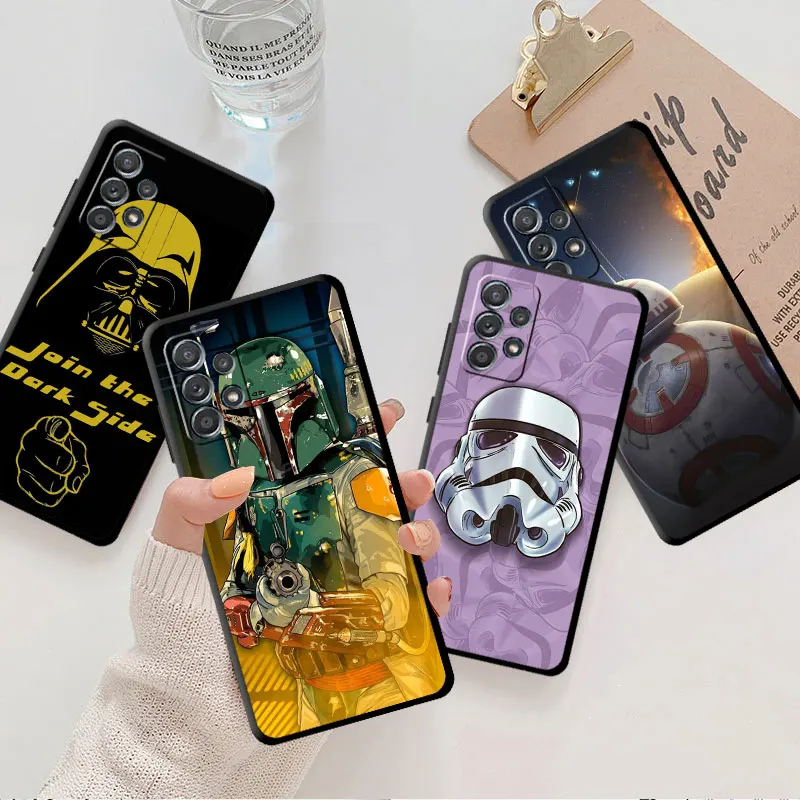 Case For Samsung Galaxy Note 20 Ultra 10 Plus 9 8 A50 A70 A20e A10 A40 A30 M13 M52 M23 M31 M33 Phone Cover Hero StarWars R2D2