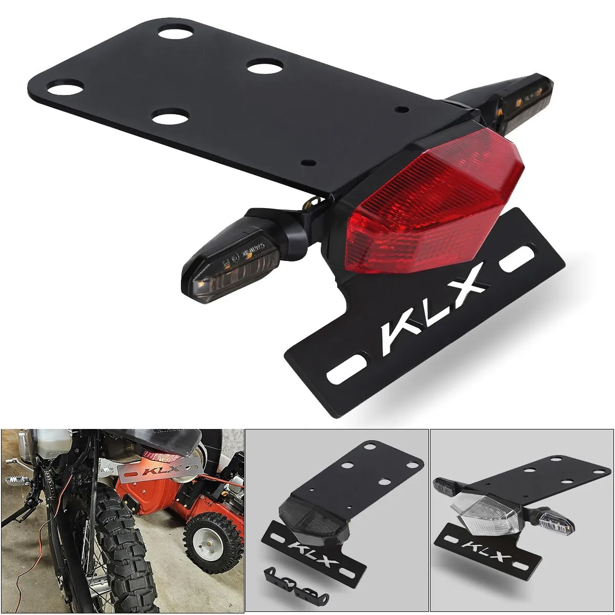 

Fender Eliminator Tail Tidy Led Tail Turn Signal Light For Kawasaki KLX250S/SF/T Accesorios Moto License Light/Numbe Plate Light
