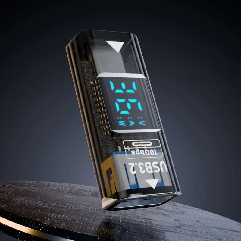 

USB3.1 Female to Type C Female Adapter, 10Gbps Fast Data Transfer And 36W Charging Converters, Durability ABS Shell 896C