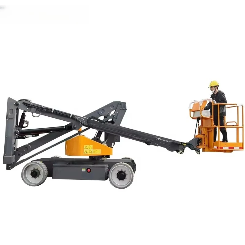 Diesel 13~20m Electrical Mobile Articulated Towable Boom Lift Aerial Work Platform Customized