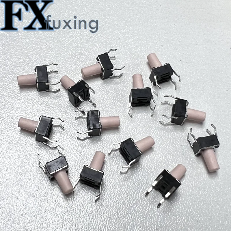 10PCS/lot  KSMC614A Touch Switch 6*6*9.5 In Line 4-pin Button Reset Micro Motion High Temperature Resistance