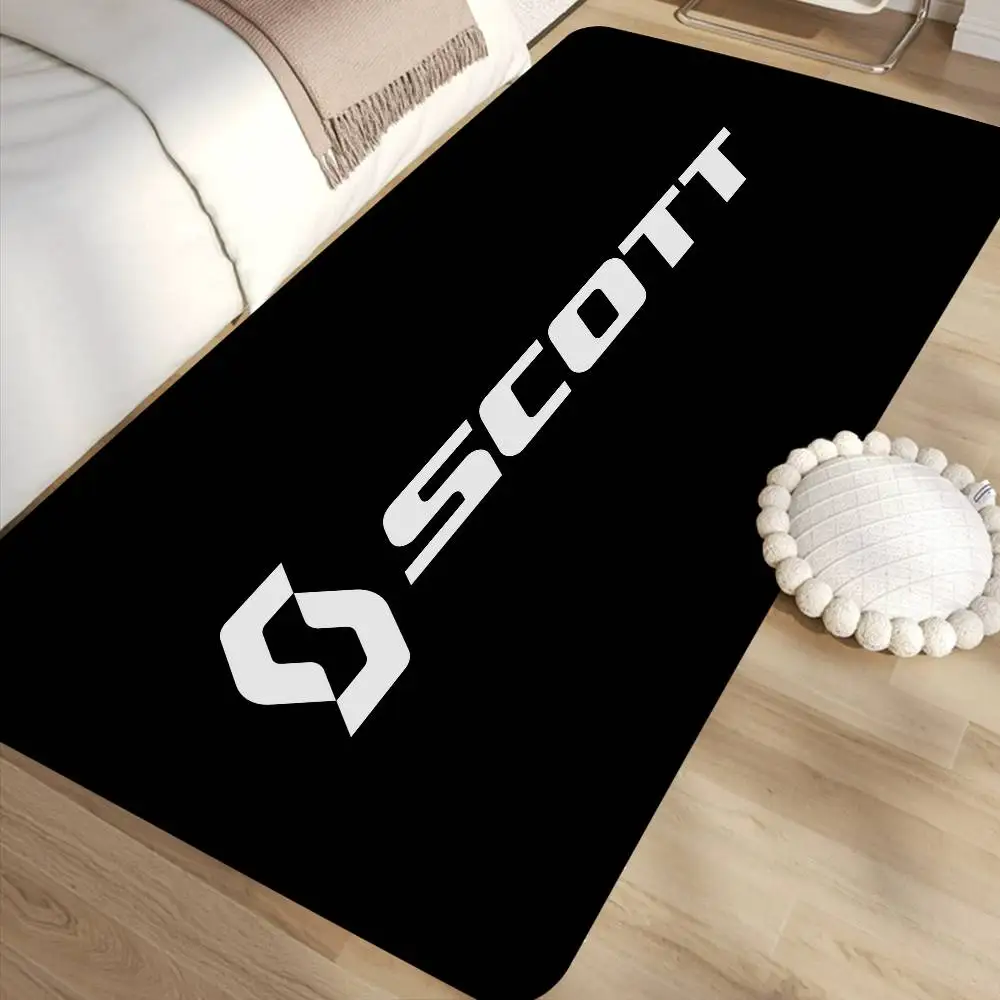 S-ScottS Bike Logo Room Mats Cheaper Anti-slip Modern Living Room Balcony Printed Welcome Rug