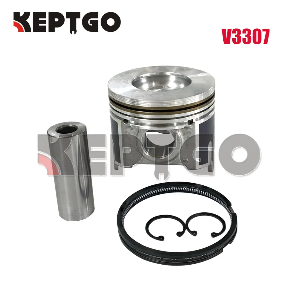 

New Piston + Ring STD For Kubota V3307 Piston 1J751-2111