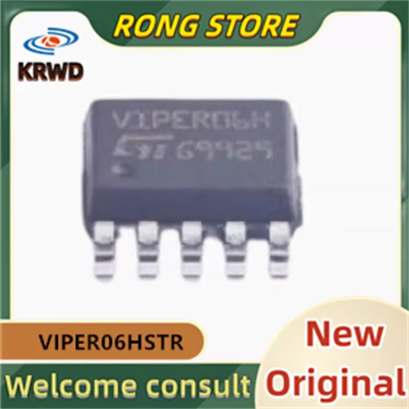 5PCS VIPER06H New and Original Chip IC VIPER06HSTR SOP-10 AC/DC converter AC-DC controller and regulator