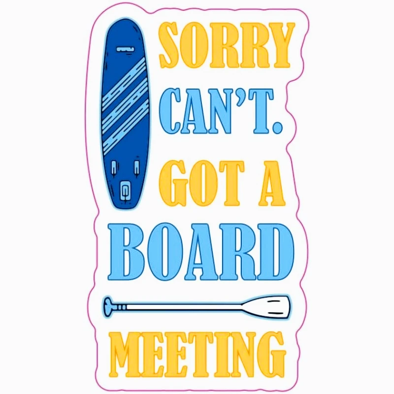

Car sticker Stand Up Paddle Boarding Board Meeting Sunset Design Vinyl Sticker 13cm PVC KK