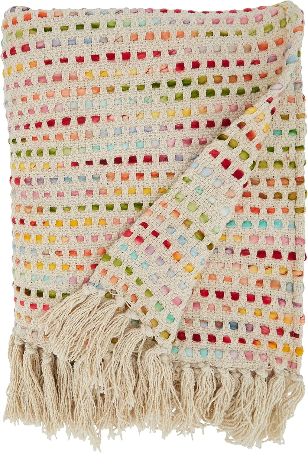 Confetti Design Throw Blanket, Multi, 50"x60"