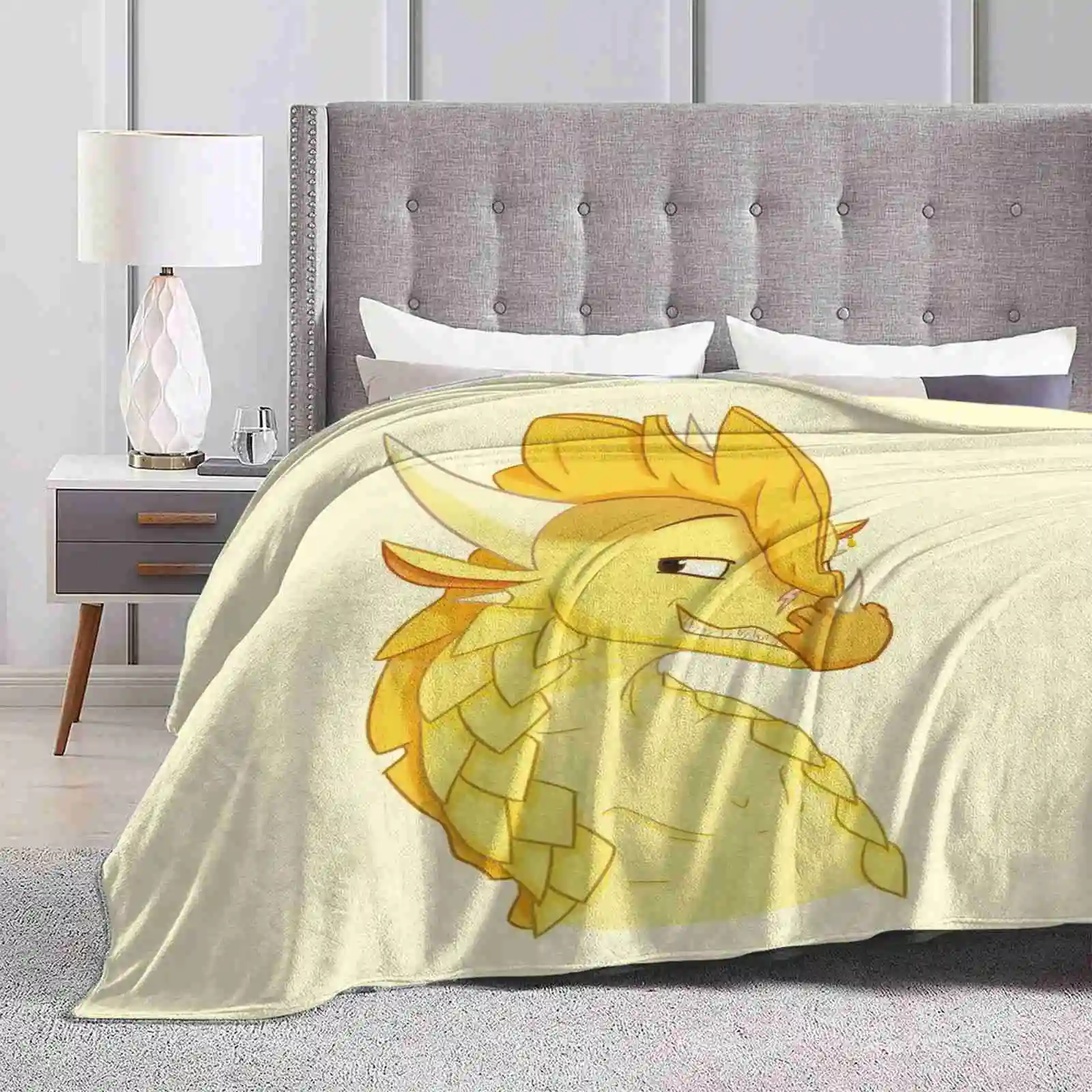 Qibli The Sandwing Best Selling Room Household Flannel Blanket Wings Of Fire Wof Qibli The Sandwing Dragons Tui Sutherland Book