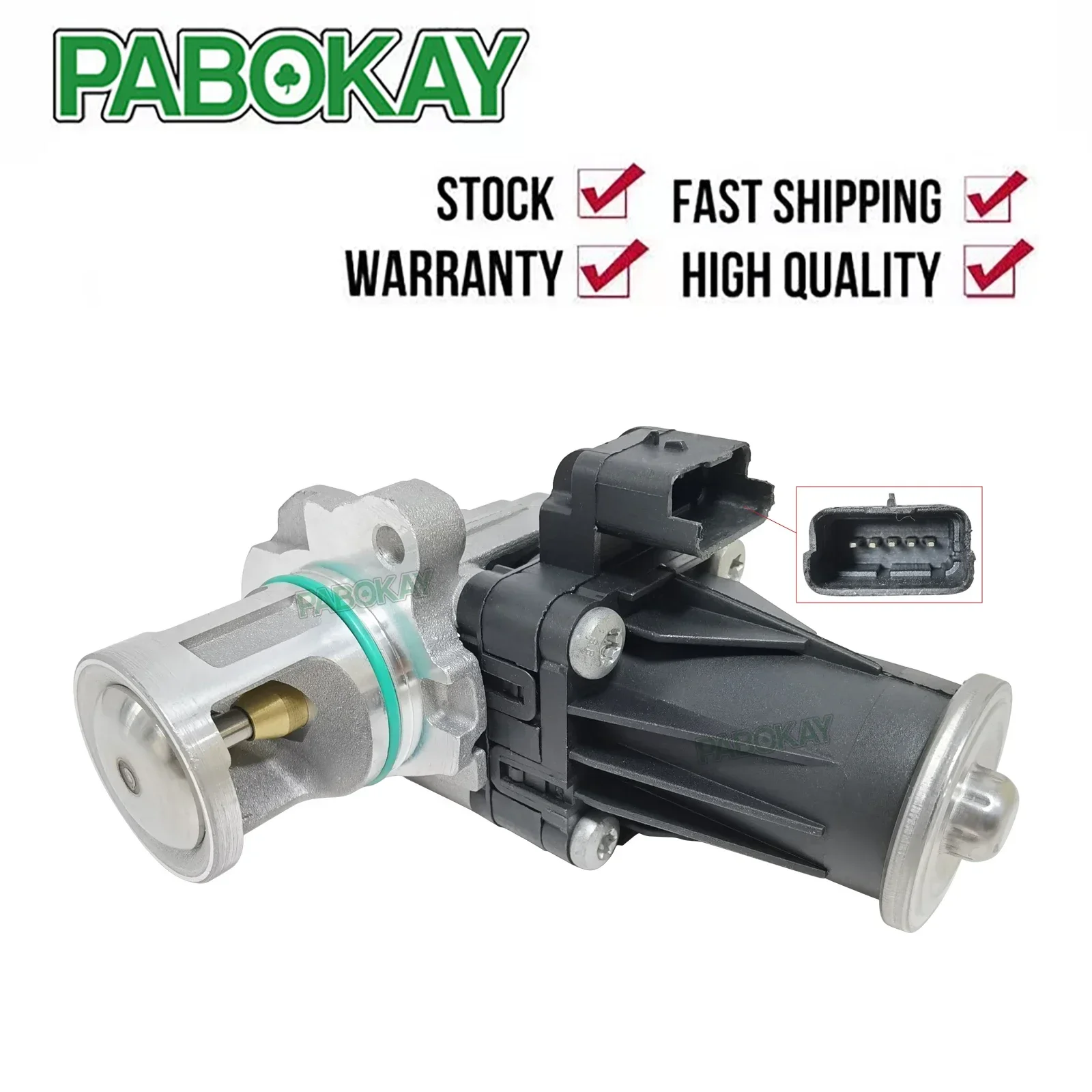 

EGR valve exhaust gas recirculation valve for Citroen Ford Peugeot 1.4 1.6 702209110 702209140 7518216 83943 88216 V95-63-0004
