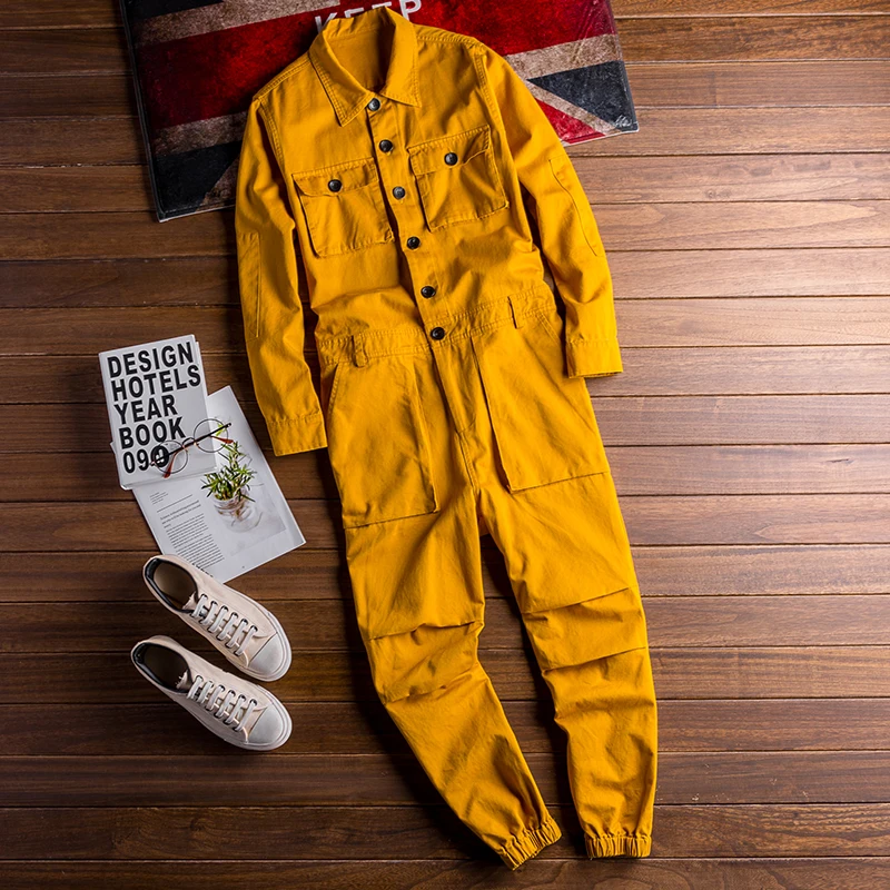 

Loose Casual Rer Suit Men's Loose Suiting Performance Clothes Workwear Overalls Women's Color Strap Pants Trendy