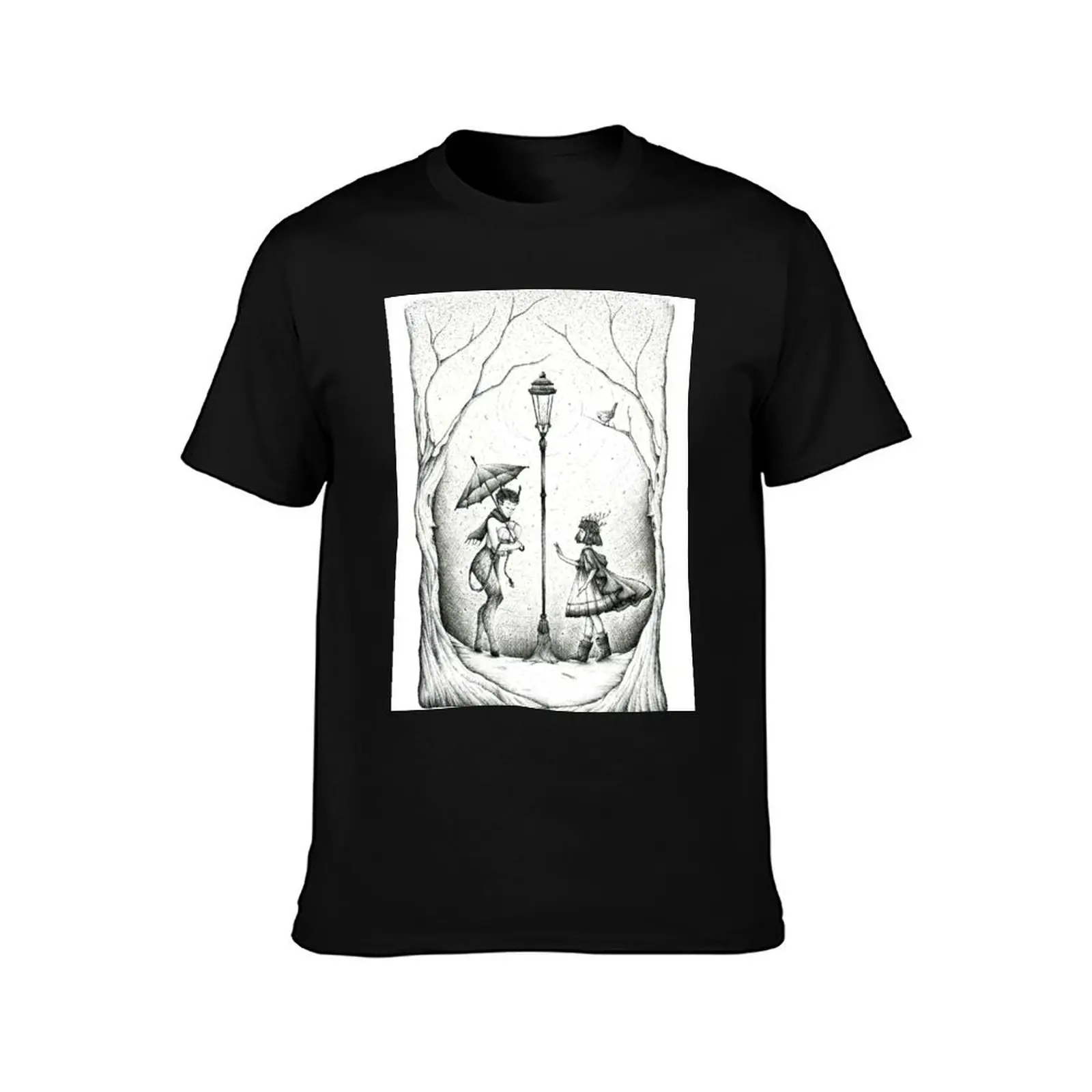 Meeting at the Lamp Post T-Shirt Holiday All Match T-Shirt