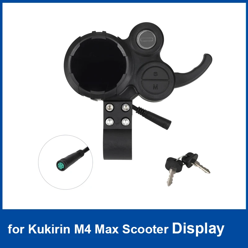 

Scooter Display 5 Pin with Key For Kukirin M4 Max E-Scooter Display panel Throttle Instrument Dashboard Refit Accessories