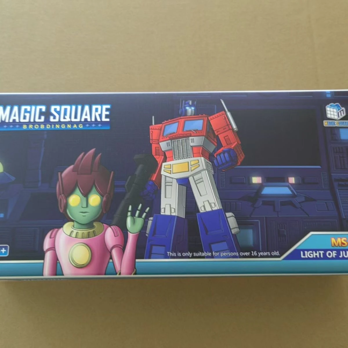 Em estoque transformação quadrado mágico MS-TOYS MS-B18 msb18 cor original op prime figura de ação modelo coleção brinquedos