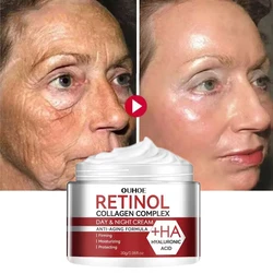 Retinol usuń zmarszczki krem do twarzy Lifting ujędrniający Anti-Aging zanika drobne zmarszczki nawilżający rozjaśniający pielęgnacja skóry koreańskie kosmetyki