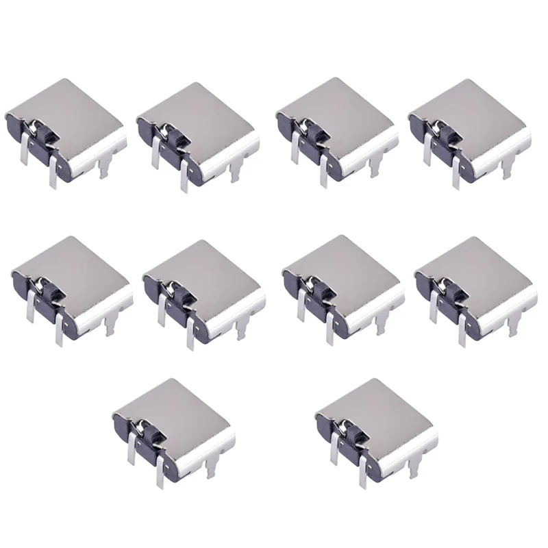 

10Pcs 2 Pin Micro USB Type C Connector Socket USB 3.1 Type-C Female Power Jack Dock For Mobile Phone Charging Port