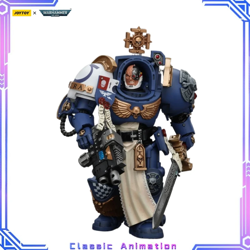 

【Original】JOYTOY 1/18 Action Figures Warhammer 40K Ultramarines Captain in Terminator Armour Soldier Model Collection Toys