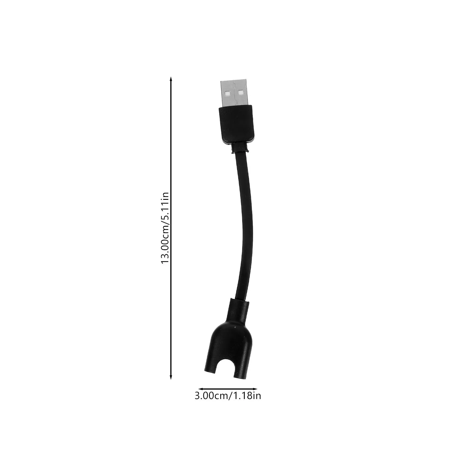 2pcs Usb Charging Cable For 3 Fast Data Transfer Copper Wire No Heating Cord Smart Bracelet Computer
