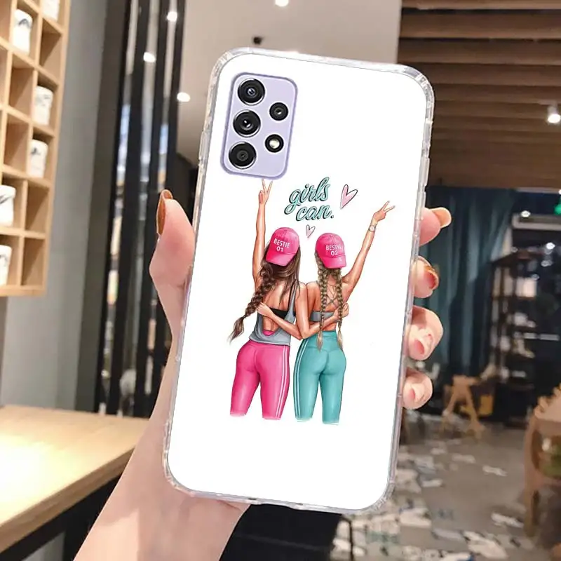 Best Friend Forever Phone Case Cover For Samsung Galaxy A55 A54 A52 A53 A15 A14 A12 A13 A25 A24 A22 A23 A35 A34 A32 A33 A04S A03