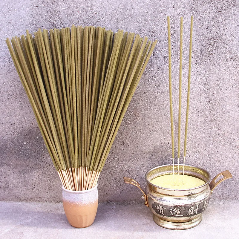

200pcs/lot Handmade Cypress Leaves Incense Sticks Natural 39cm Household Bamboo Stick Incenses about 500g Home Fragrance